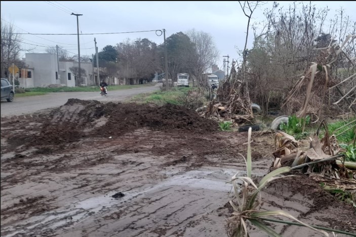 EL MUNICIPIO DE ALBERTI ARRASO CON LA HUERTA COMUNITARIA DE UN SURCO POR FAMILIA EN NOMBRE DE LA OBRA PUBLICA