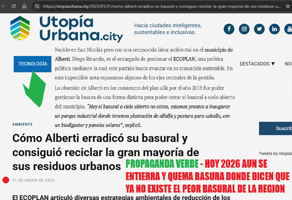 Cuando el relato oficial choca con la dura realidad de Alberti