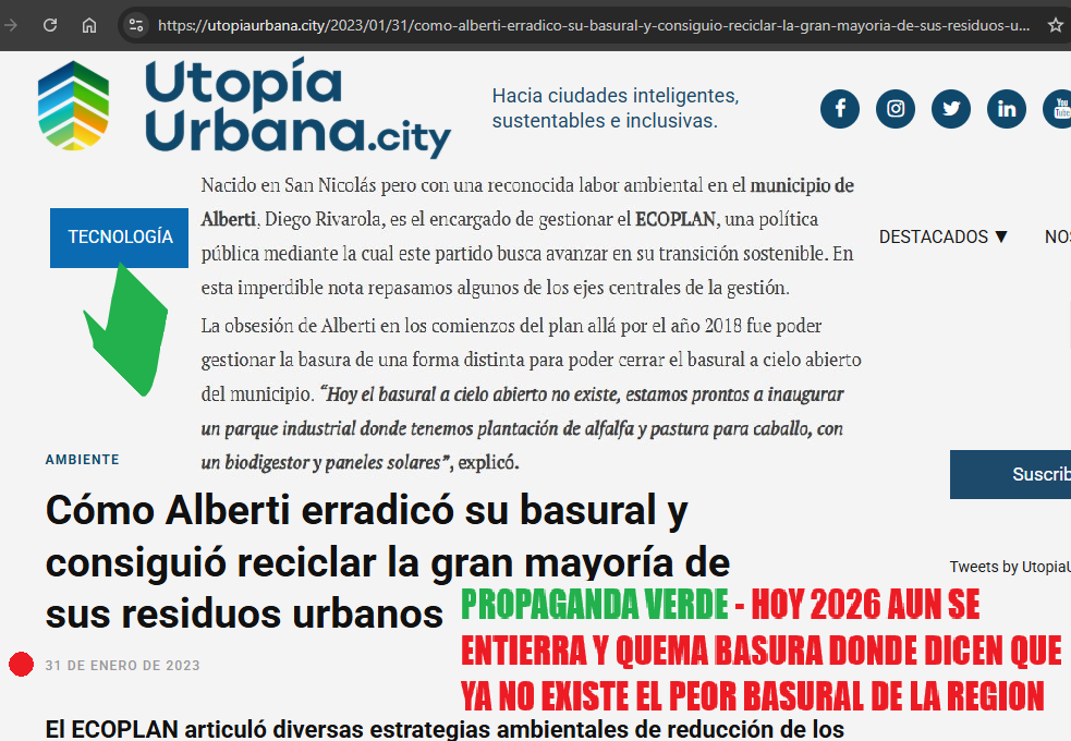 Cuando el relato oficial choca con la dura realidad de Alberti