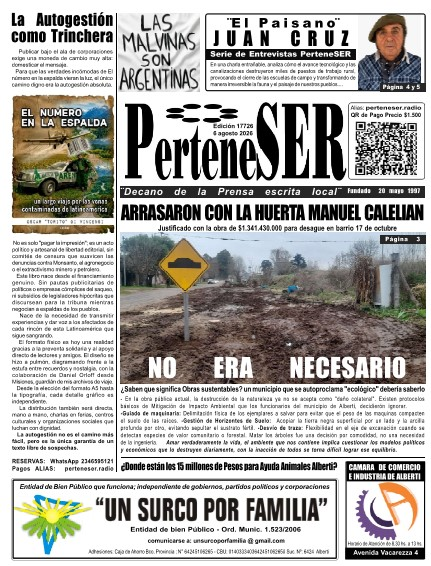 Edición de PerteneSER del 4 de agosto de 2026